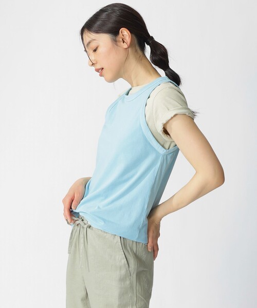 ECOALF(エコアルフ)の「MINDEN タンクトップ / MINDEN T-SHIRT WOMAN(タンクトップ・レディース・ライトブルー/ホワイト/ピンク系その他3・FREE)」の5枚目の写真