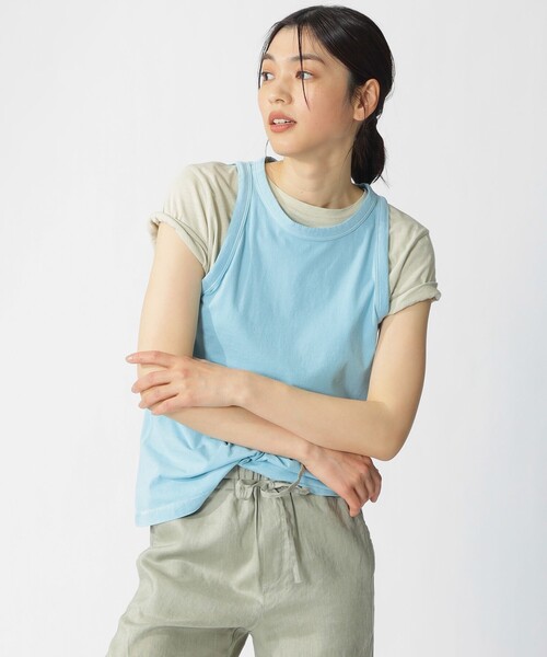 ECOALF(エコアルフ)の「MINDEN タンクトップ / MINDEN T-SHIRT WOMAN(タンクトップ・レディース・ライトブルー/ホワイト/ピンク系その他3・FREE)」の19枚目の写真