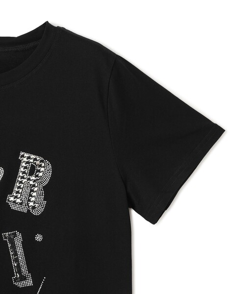 Jayro(ジャイロ)の「PARISキラキラロゴTシャツ(Tシャツ/カットソー・レディース・ホワイト系その他2/ブラック系その他・FREE)」の7枚目の写真