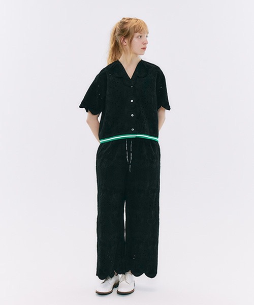 studio CLIP(スタディオクリップ)の「【tsumori chisato by studio clip】マラカスレースパンツ(その他パンツ・レディース・ブラック/オフホワイト・FREE)」の18枚目の写真