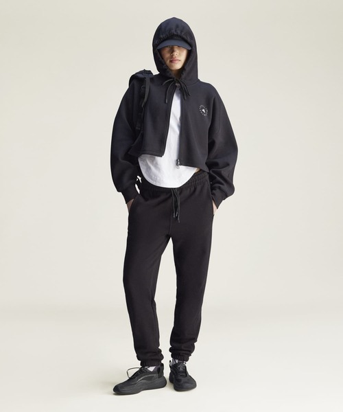 adidas by Stella McCartney(アディダスバイステラマッカートニー)の「adidas by Stella McCartney スポーツウェア クロップドパーカー【adidas by Stella McCartney】 / アディダス adidas(パーカー・レディース・ブラック・X-SMALL/X-LARGE/SMALL/MEDIUM/LARGE/XX-LARGE)」の5枚目の写真
