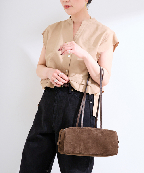 MOHI(モヒ)の「【WEB限定】MOHI / モヒ ロングハンドルボストンバッグ(ボストンバッグ・レディース・ブラウン/キャメル・FREE)」の1枚目の写真