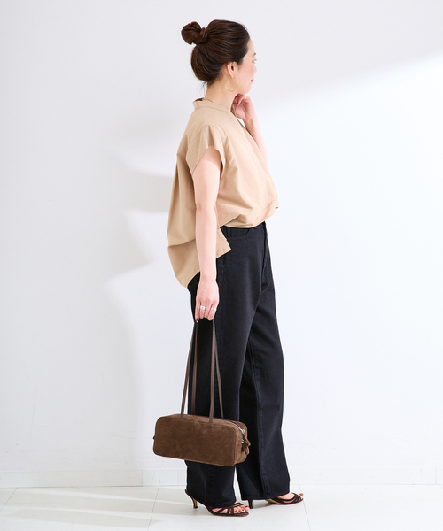 MOHI(モヒ)の「【WEB限定】MOHI / モヒ ロングハンドルボストンバッグ(ボストンバッグ・レディース・ブラウン/キャメル・FREE)」の4枚目の写真