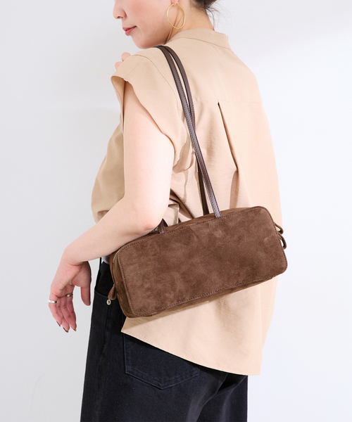 MOHI(モヒ)の「【WEB限定】MOHI / モヒ ロングハンドルボストンバッグ(ボストンバッグ・レディース・ブラウン/キャメル・FREE)」の6枚目の写真