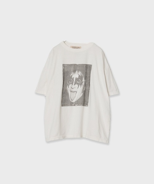 REMI RELIEF(レミレリーフ)の「REMI RELIEF/ NEW SP加工20/-天竺BIGサイズT(Who are you?) / RN31393123(Tシャツ/カットソー・メンズ・ホワイト/ブラック・L/M)」の1枚目の写真