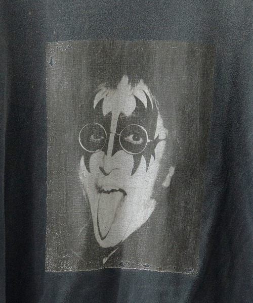 REMI RELIEF(レミレリーフ)の「REMI RELIEF/ NEW SP加工20/-天竺BIGサイズT(Who are you?) / RN31393123(Tシャツ/カットソー・メンズ・ホワイト/ブラック・L/M)」の7枚目の写真