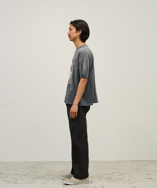 REMI RELIEF(レミレリーフ)の「REMI RELIEF/ NEW SP加工20/-天竺BIGサイズT(Who are you?) / RN31393123(Tシャツ/カットソー・メンズ・ホワイト/ブラック・L/M)」の14枚目の写真