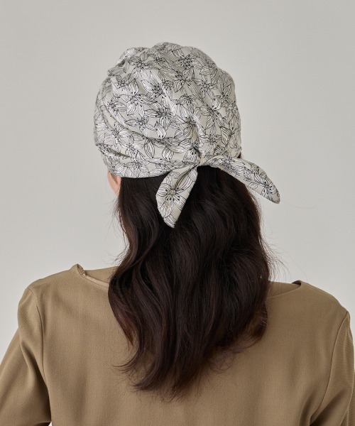 arth(アース)の「arth Opal Flower Head Wrap / アース(ヘアバンド・レディース・ブラック/ホワイト・FREE)」の12枚目の写真