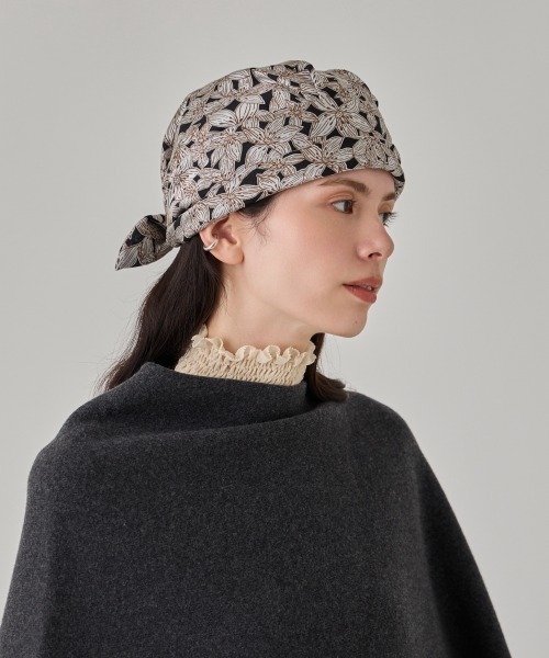 arth(アース)の「arth Opal Flower Head Wrap / アース(ヘアバンド・レディース・ブラック/ホワイト・FREE)」の17枚目の写真