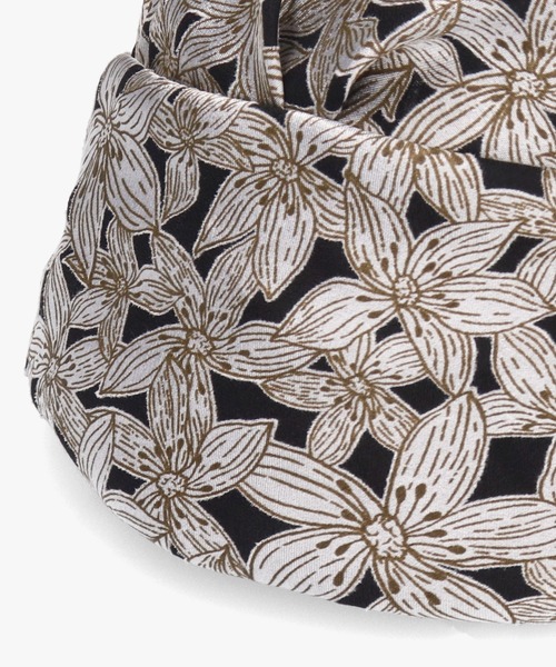 arth(アース)の「arth Opal Flower Head Wrap / アース(ヘアバンド・レディース・ブラック/ホワイト・FREE)」の7枚目の写真