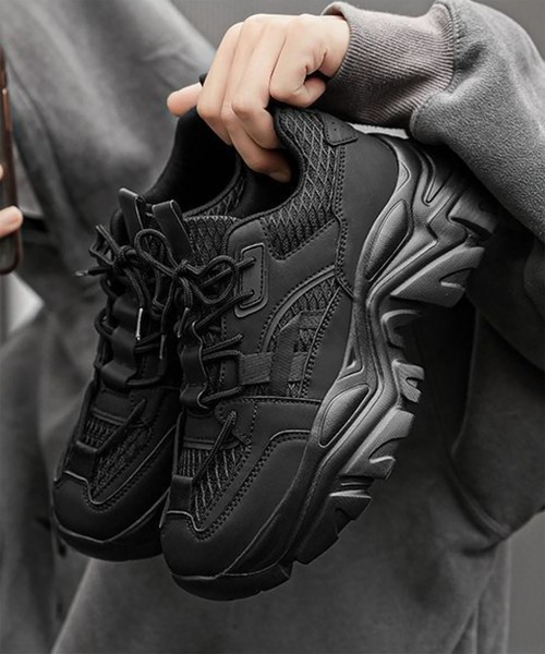 WESTBOY(ウエストボーイ)の「Y2K 4cm ボリュームソール ダッドスニーカー WO26W4SH01(スニーカー・メンズ・ブラック/ホワイト・43/42/44/41)」の16枚目の写真