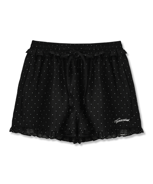 Vivacious(ビバシャス)の「ピュールドットフリルパンツ_3COL(その他パンツ・レディース・ブルー/ホワイト/ブラック・SMALL/MEDIUM)」の8枚目の写真