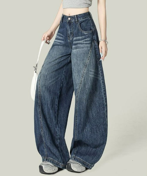 REBALANCE（リバランス）の「カーブドデニム（デニムパンツ・レディース・A・X-LARGE/LARGE/MEDIUM）」の8枚目の写真