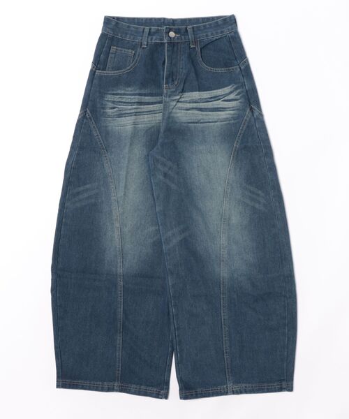 REBALANCE（リバランス）の「カーブドデニム（デニムパンツ・レディース・A・X-LARGE/LARGE/MEDIUM）」の13枚目の写真