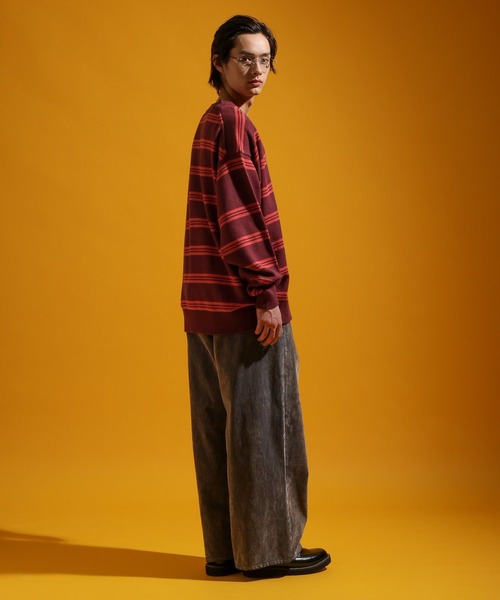 POLO BCS(ポロ ビーシーエス)の「【POLO British Country Spirit】コラボボーダーVネックニット(ニット/セーター・メンズ・ボルドー/ネイビー・LARGE/MEDIUM)」の13枚目の写真