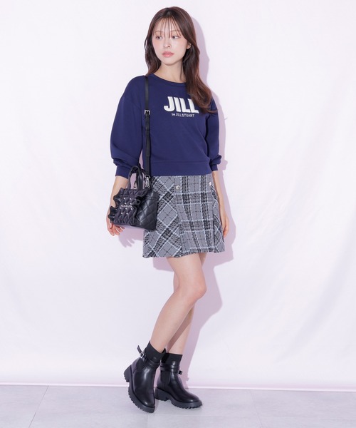 JILL by JILL STUART(ジルバイジルスチュアート)の「ダブルベルトショートブーツ(ブーツ・レディース・ブラック/ホワイト・SMALL/MEDIUM/LARGE)」の8枚目の写真