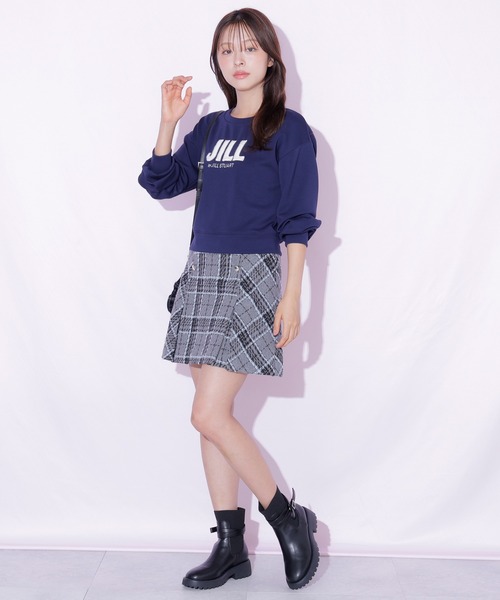 JILL by JILL STUART(ジルバイジルスチュアート)の「ダブルベルトショートブーツ(ブーツ・レディース・ブラック/ホワイト・SMALL/MEDIUM/LARGE)」の19枚目の写真