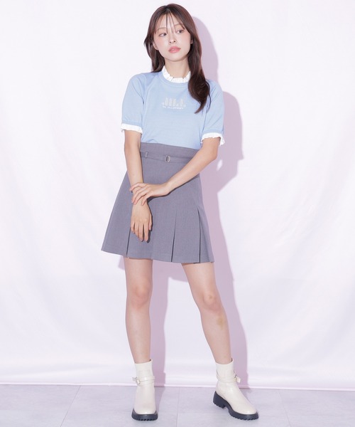 JILL by JILL STUART(ジルバイジルスチュアート)の「ダブルベルトショートブーツ(ブーツ・レディース・ブラック/ホワイト・SMALL/MEDIUM/LARGE)」の22枚目の写真