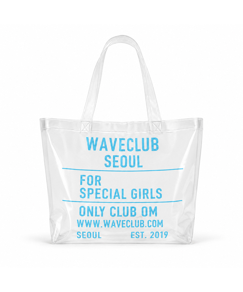 WAVEGIRL(ウェーブガール)の「W jelly bag (4color)(エコバッグ/サブバッグ・レディース・クリア/イエロー/PINK/パープル・FREE)」の1枚目の写真
