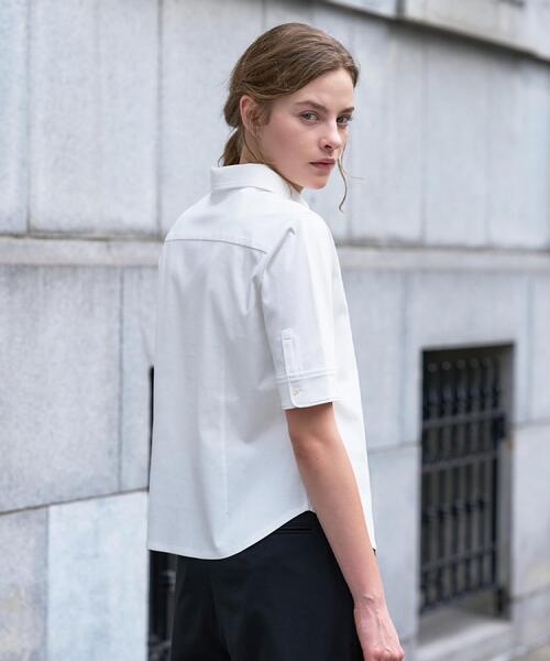 DRESSTERIOR(ドレステリア)の「【接触冷感/抗菌防臭/消臭】ICE CLEAR COTTON ハーフスリーブシャツ(Tシャツ/カットソー・レディース・ブラック/ホワイト/ブラウン系その他・36/38)」の7枚目の写真