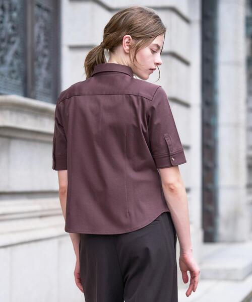 DRESSTERIOR(ドレステリア)の「【接触冷感/抗菌防臭/消臭】ICE CLEAR COTTON ハーフスリーブシャツ(Tシャツ/カットソー・レディース・ブラック/ホワイト/ブラウン系その他・36/38)」の17枚目の写真