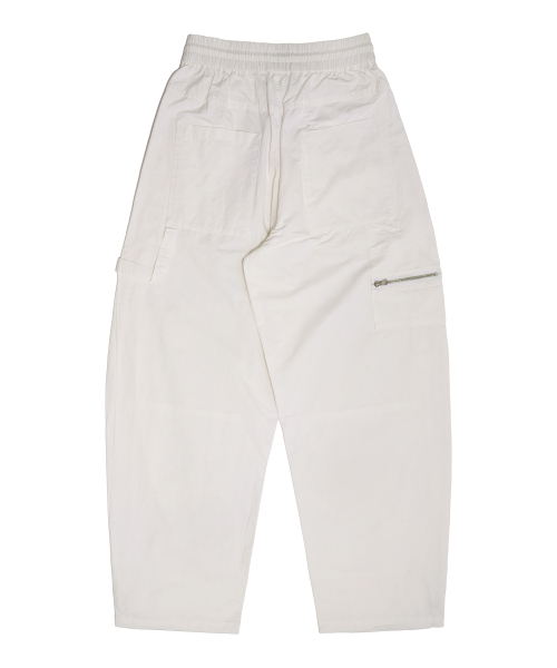 NIGHTWORKDEPT(ナイトワークデプト)の「Dust Nylon Wide Pants_White(その他パンツ・レディース・その他・SMALL/MEDIUM)」の3枚目の写真