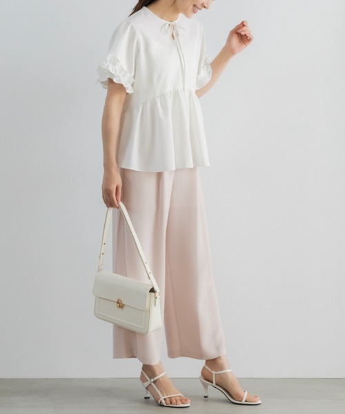 Sono（ソーノ）の「【新作 8/5発売】【SONO/ソーノ】[Airy Motion]アクティフパンツ－georgette（その他パンツ・レディース・ネイビー/ピンク・2/1）」の7枚目の写真