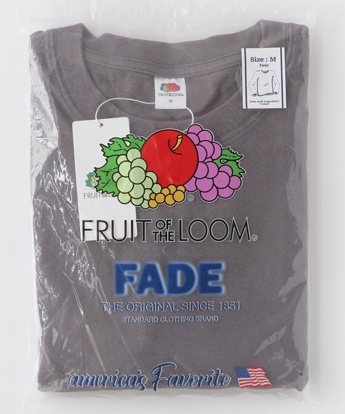 FRUIT OF THE LOOM(フルーツオブザルーム)の「FRUIT OF THE LOOM /フルーツオブザルーム フェードロングスリーブパックTシャツ メンズ レディース 2026年秋冬 秋服(Tシャツ/カットソー・メンズ・ブラック/モスグリーン/ネイビー/イエロー・S/M/L/XL)」の7枚目の写真