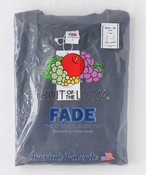 FRUIT OF THE LOOM(フルーツオブザルーム)の「FRUIT OF THE LOOM /フルーツオブザルーム フェードロングスリーブパックTシャツ メンズ レディース 2026年秋冬 秋服(Tシャツ/カットソー・メンズ・ブラック/モスグリーン/ネイビー/イエロー・S/M/L/XL)」の5枚目の写真