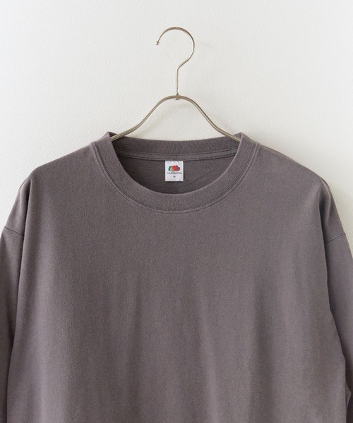 FRUIT OF THE LOOM(フルーツオブザルーム)の「FRUIT OF THE LOOM /フルーツオブザルーム フェードロングスリーブパックTシャツ メンズ レディース 2026年秋冬 秋服(Tシャツ/カットソー・メンズ・ブラック/モスグリーン/ネイビー/イエロー・S/M/L/XL)」の19枚目の写真