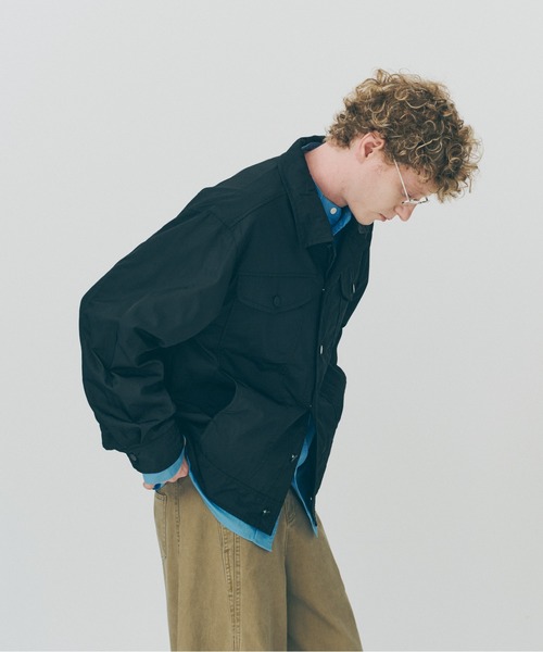 MAISON CLUB（メゾンクラブ）の「【MAISON CLUB】3rd Type Nylon Jacket / 3rdタイプナイロンジャケット SNF（ナイロンジャケット・メンズ・ブラック・M/L）」の3枚目の写真