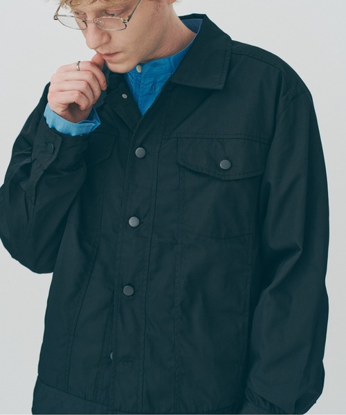 MAISON CLUB（メゾンクラブ）の「【MAISON CLUB】3rd Type Nylon Jacket / 3rdタイプナイロンジャケット SNF（ナイロンジャケット・メンズ・ブラック・M/L）」の8枚目の写真