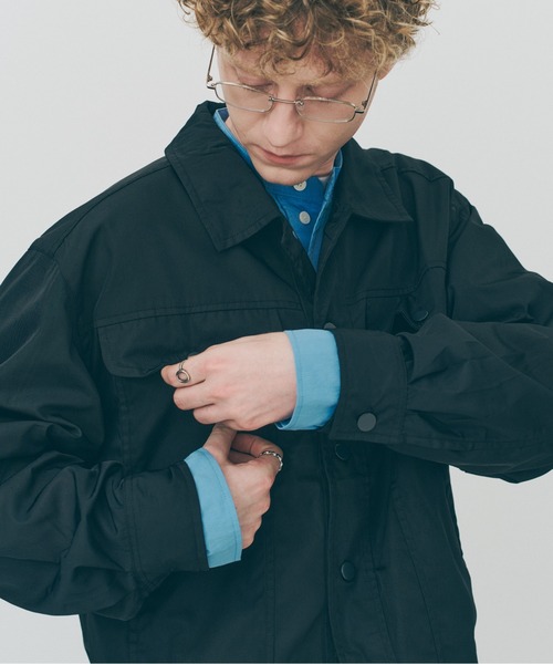 MAISON CLUB（メゾンクラブ）の「【MAISON CLUB】3rd Type Nylon Jacket / 3rdタイプナイロンジャケット SNF（ナイロンジャケット・メンズ・ブラック・M/L）」の10枚目の写真