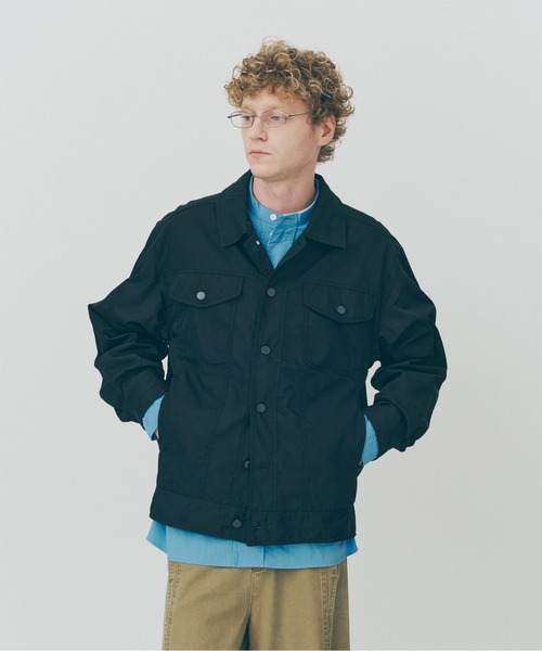MAISON CLUB（メゾンクラブ）の「【MAISON CLUB】3rd Type Nylon Jacket / 3rdタイプナイロンジャケット SNF（ナイロンジャケット・メンズ・ブラック・M/L）」の2枚目の写真