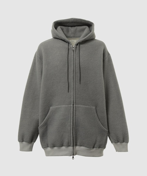 WhoWhat(フーワット)の「WOOLxCOTTON HOODIE(パーカー・メンズ・グレー・M/S)」の1枚目の写真