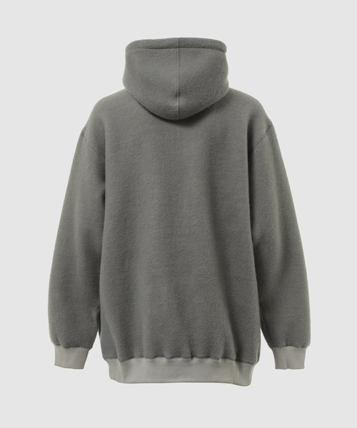 WhoWhat(フーワット)の「WOOLxCOTTON HOODIE(パーカー・メンズ・グレー・M/S)」の2枚目の写真