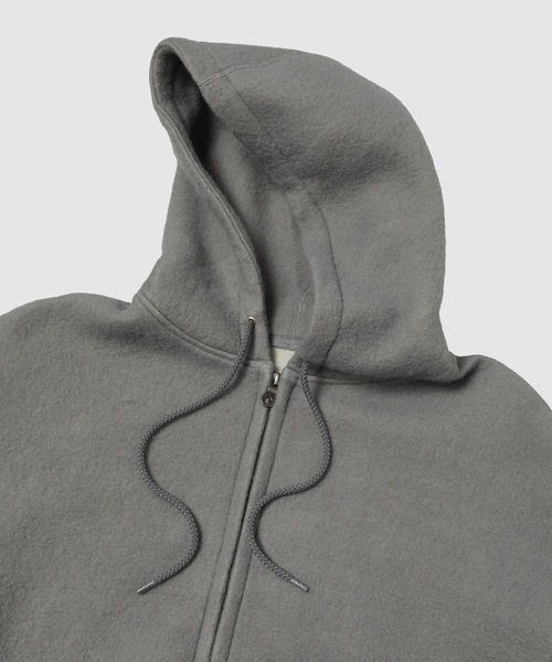 WhoWhat(フーワット)の「WOOLxCOTTON HOODIE(パーカー・メンズ・グレー・M/S)」の3枚目の写真