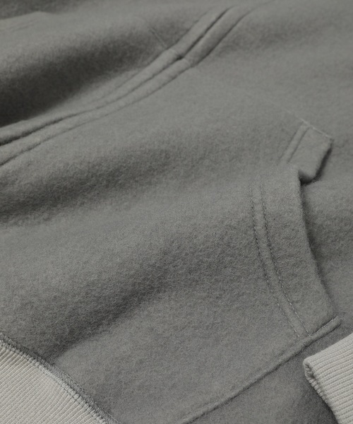 WhoWhat(フーワット)の「WOOLxCOTTON HOODIE(パーカー・メンズ・グレー・M/S)」の5枚目の写真