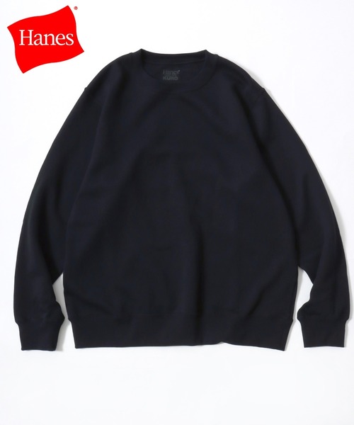 HANES(ヘインズ)の「Hanes/へインズ SWEATS SHIRO/シロ 白 ホワイト KURO/クロ 黒 ブラック MOKU/モク 杢 グレー 裏毛 無地 クルーネック スウェット トレーナー/レディース メンズ(スウェット・メンズ・グレー/ホワイト/ブラック・M/L/XL)」の2枚目の写真