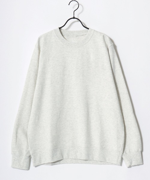 HANES(ヘインズ)の「Hanes/へインズ SWEATS SHIRO/シロ 白 ホワイト KURO/クロ 黒 ブラック MOKU/モク 杢 グレー 裏毛 無地 クルーネック スウェット トレーナー/レディース メンズ(スウェット・メンズ・グレー/ホワイト/ブラック・M/L/XL)」の7枚目の写真