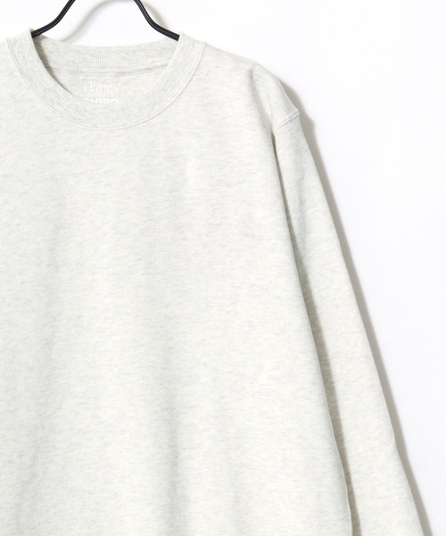 HANES(ヘインズ)の「Hanes/へインズ SWEATS SHIRO/シロ 白 ホワイト KURO/クロ 黒 ブラック MOKU/モク 杢 グレー 裏毛 無地 クルーネック スウェット トレーナー/レディース メンズ(スウェット・メンズ・グレー/ホワイト/ブラック・M/L/XL)」の19枚目の写真