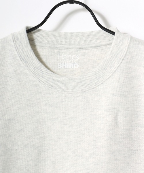 HANES(ヘインズ)の「Hanes/へインズ SWEATS SHIRO/シロ 白 ホワイト KURO/クロ 黒 ブラック MOKU/モク 杢 グレー 裏毛 無地 クルーネック スウェット トレーナー/レディース メンズ(スウェット・メンズ・グレー/ホワイト/ブラック・M/L/XL)」の20枚目の写真