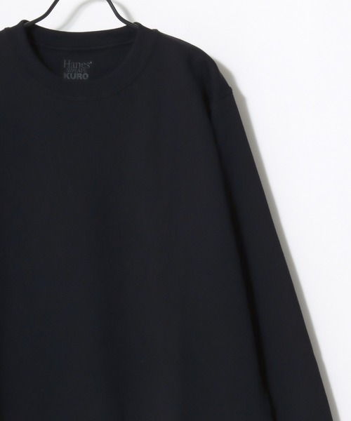 HANES(ヘインズ)の「Hanes/へインズ SWEATS SHIRO/シロ 白 ホワイト KURO/クロ 黒 ブラック MOKU/モク 杢 グレー 裏毛 無地 クルーネック スウェット トレーナー/レディース メンズ(スウェット・メンズ・グレー/ホワイト/ブラック・M/L/XL)」の13枚目の写真
