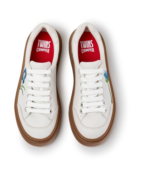 CAMPER（カンペール）の「[カンペール] TWINS / レザースニーカー（スニーカー・レディース・ホワイト・22.5cm/23.5cm/23.0cm/24.0cm/25.0cm）」の4枚目の写真