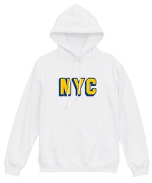 Ol' Basics(オール・ベーシックス) プルパーカー スウェット NYC ロゴ プリント 裏毛 トップス メンズ ユニセックス