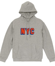 Ol' Basics（オール・ベーシックス） プルパーカー スウェット NYC ロゴ プリント 裏毛 トップス メンズ ユニセックス
