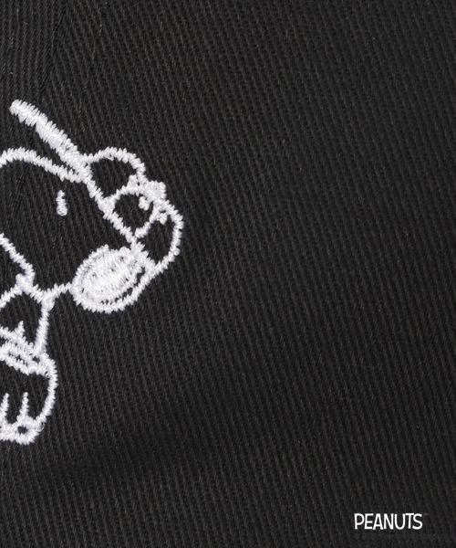 ikka(イッカ)の「PEANUTS ピーナッツ ツイル刺繍キャップ(キャップ・メンズ・ブラック/ベージュ/ネイビー・FREE)」の13枚目の写真