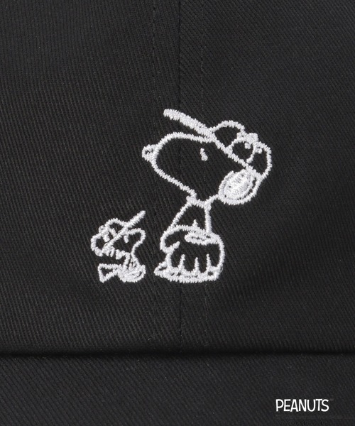 ikka(イッカ)の「PEANUTS ピーナッツ ツイル刺繍キャップ(キャップ・メンズ・ブラック/ベージュ/ネイビー・FREE)」の14枚目の写真