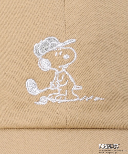 ikka(イッカ)の「PEANUTS ピーナッツ ツイル刺繍キャップ(キャップ・メンズ・ブラック/ベージュ/ネイビー・FREE)」の15枚目の写真