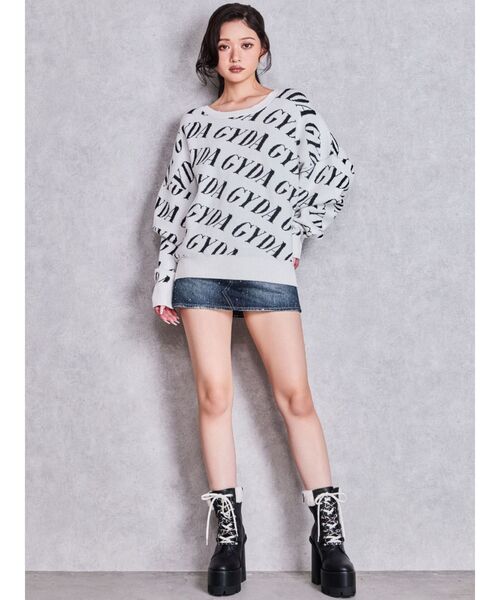 GYDA(ジェイダ)の「chainレースアップボアショートブーツ(ブーツ・レディース・ベージュ/ブラック・LARGE/MEDIUM/SMALL)」の13枚目の写真